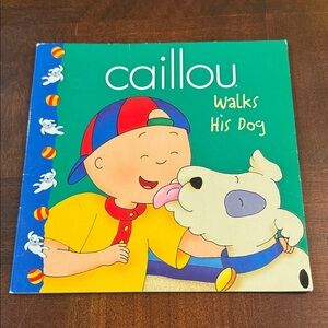 Caillou Walks His Dog  Kids Child Book PBS